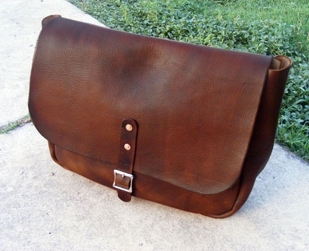 Oil-Tanned Leather Postmans Bag