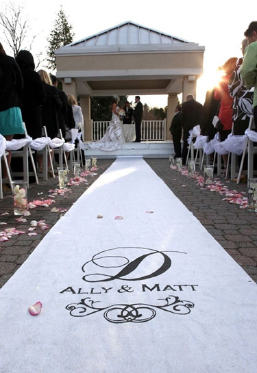 nylon carpet runner for the wedding