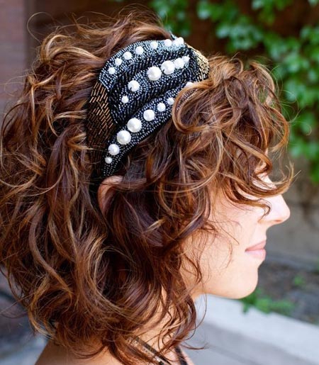 Sequins and Pearl Headband