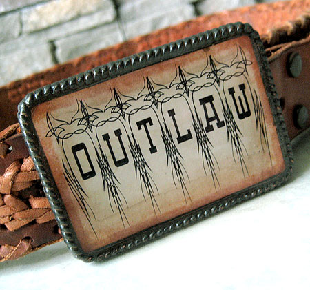 Outlaw Belt Buckle