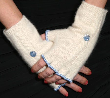 Cashmere Fingerless Gloves