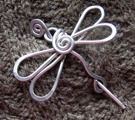 Dragonfly Shawl Pin