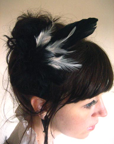 Flapper Feather Barrette