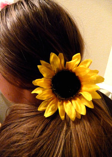 Sunflower Hair Clip