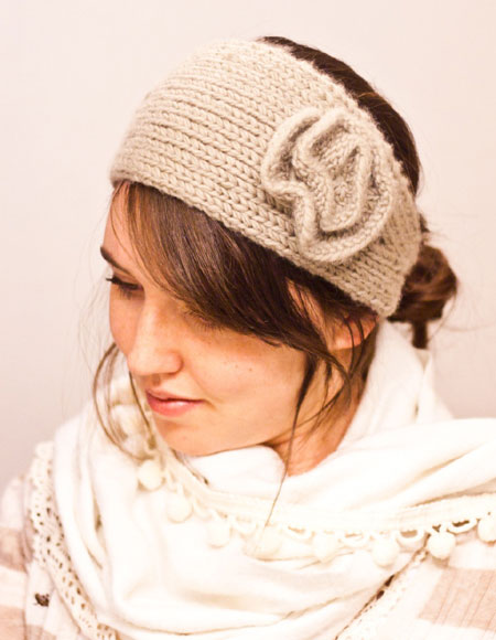 Flower Headband Ear Warmer Pattern