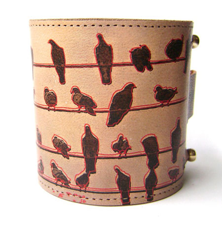 Birds On A Wire Wrist Wallet