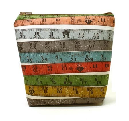 Measuring Tape Cosmetics Bag