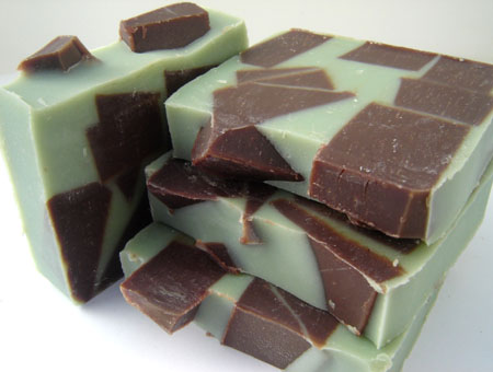 Mint Chocolate Chunk Soap