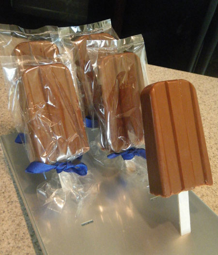 Chocolate Popsicle Molded Soap