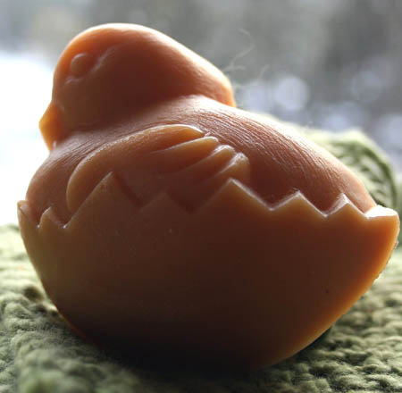 Molded Chick Tangerine Scented Soap