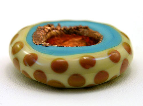 Electroformed Lampwork Bead