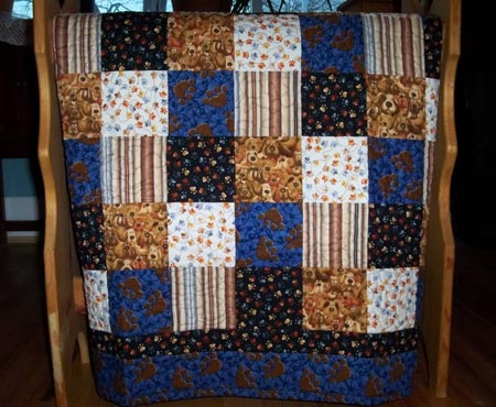 Paw Prints and Puppies Quilt