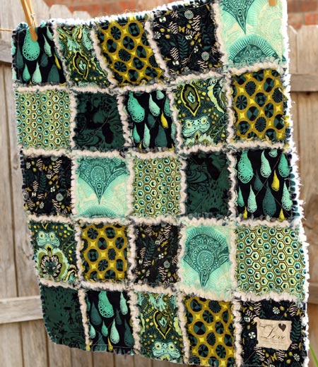 Rag Quilt Baby Blanket