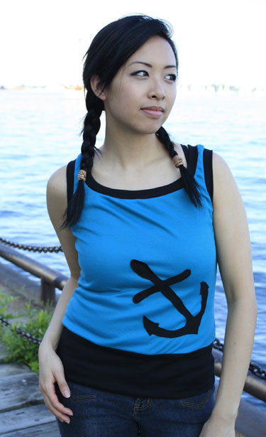 Anchor Applique Tank Top