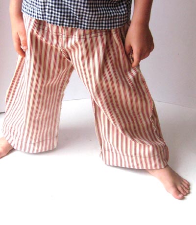 Wide Leg Boys Pants