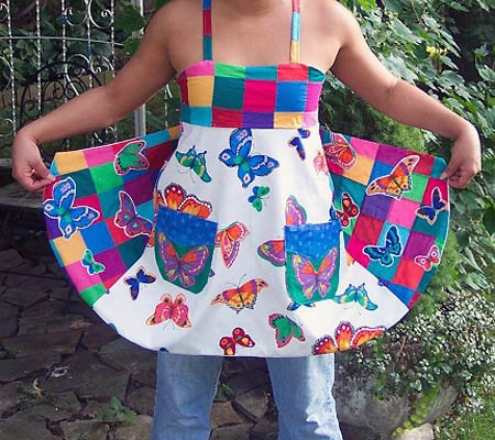 Patchwork Butterfly Apron