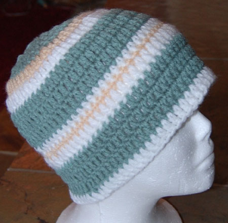 Sage Green Crochet Hat