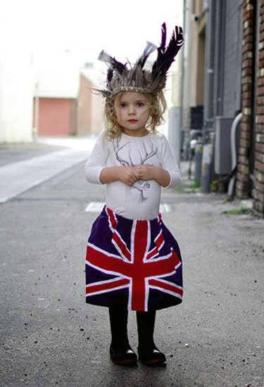 Union Jack Flag Skirt