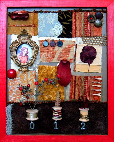 Mixed-Media Found Object Assemblage