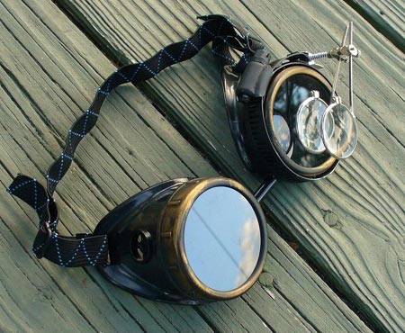 Steampunk Cyber Goggles