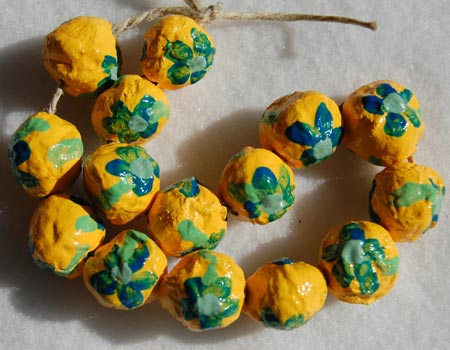 Paper Mache Beads