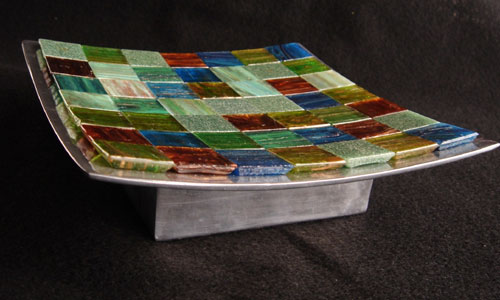 Mosaic Glass Tile Dish