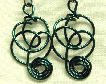 Spiral Wire Earrings
