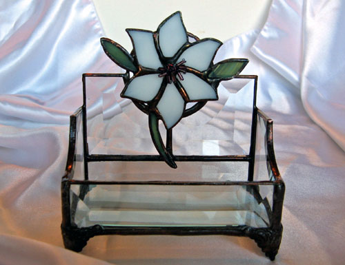 Stained-Glass Business Card Holder