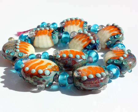 Lampwork Button Beads