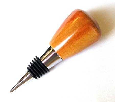 Hand Rubbed Camphorwood Wine Stopper