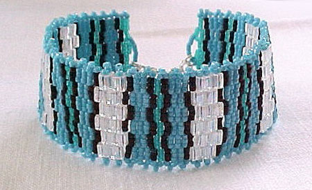 Turquoise Beadwoven Bracelet