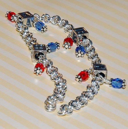 Chainmaille Charm Bracelet