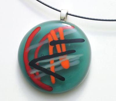 Fused Glass Pendant