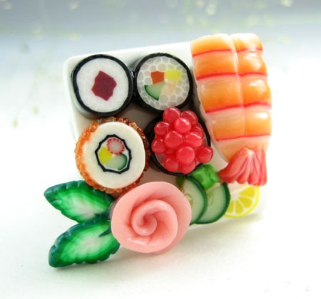 Polymer Clay Sushi Ring