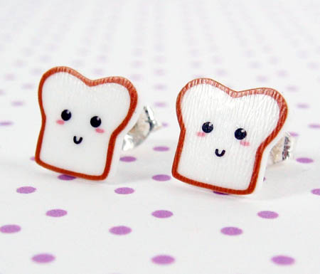 Bread Stud Earrings