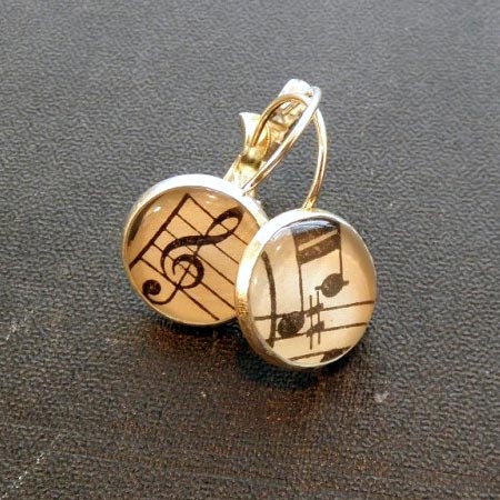 Musical Note Earrings