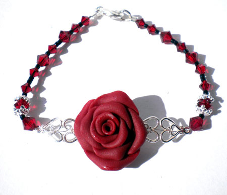 Red Rose Bracelet