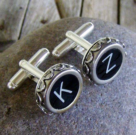 Personalized Vintage Typewriter Cufflinks