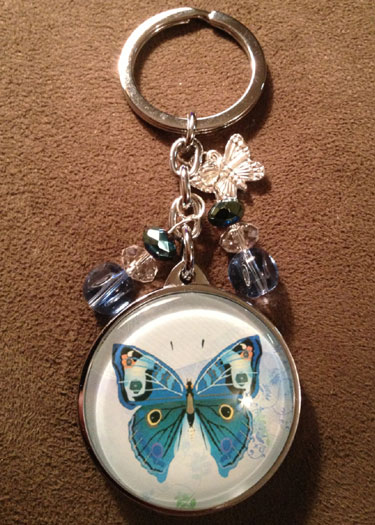 Butterfly Charm Key Chain