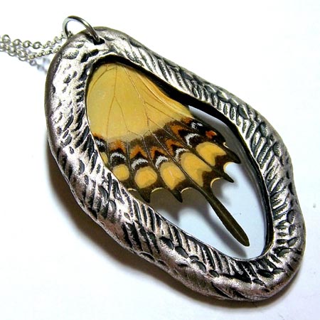 Swallowtail Butterfly Wing Pendant