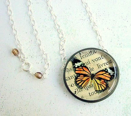 Monarch Butterfly Pendant