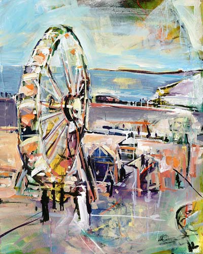 Ferris Wheel Original Painting