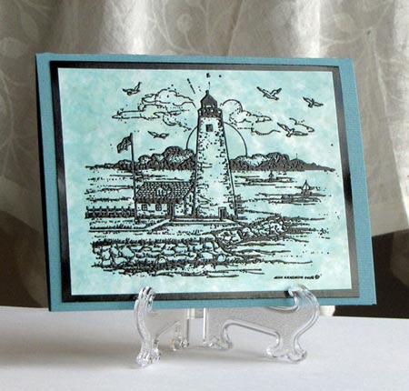 Embossed Lighthouse Greeting Cards