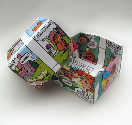 Folded Garfield Comic Box