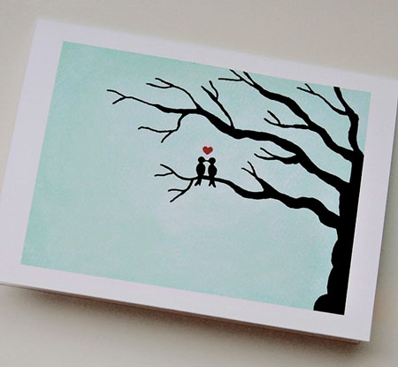 Love Birds Greeting Card