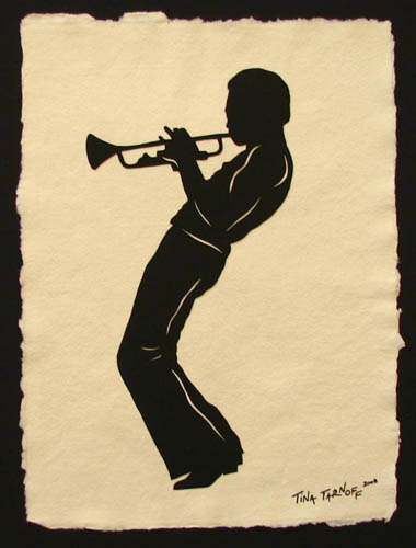 Miles Davis Paper Cut Art