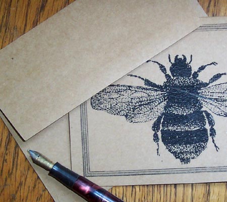 Bee Notecard Set