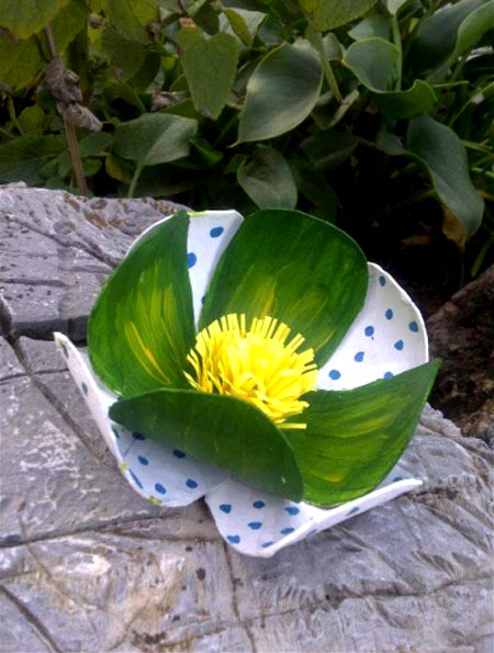 Toilet Paper Roll Flower