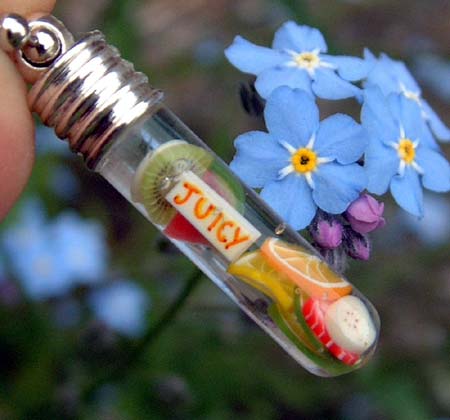 Fruit Vial Pendant