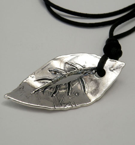 Silver Leaf Pendant